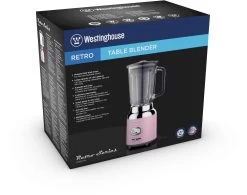 Westinghouse Blender Retro Collections - Roze - 1.5 Liter - WKBE221WH -Westmark Winkel WKBE221PK 3D Box