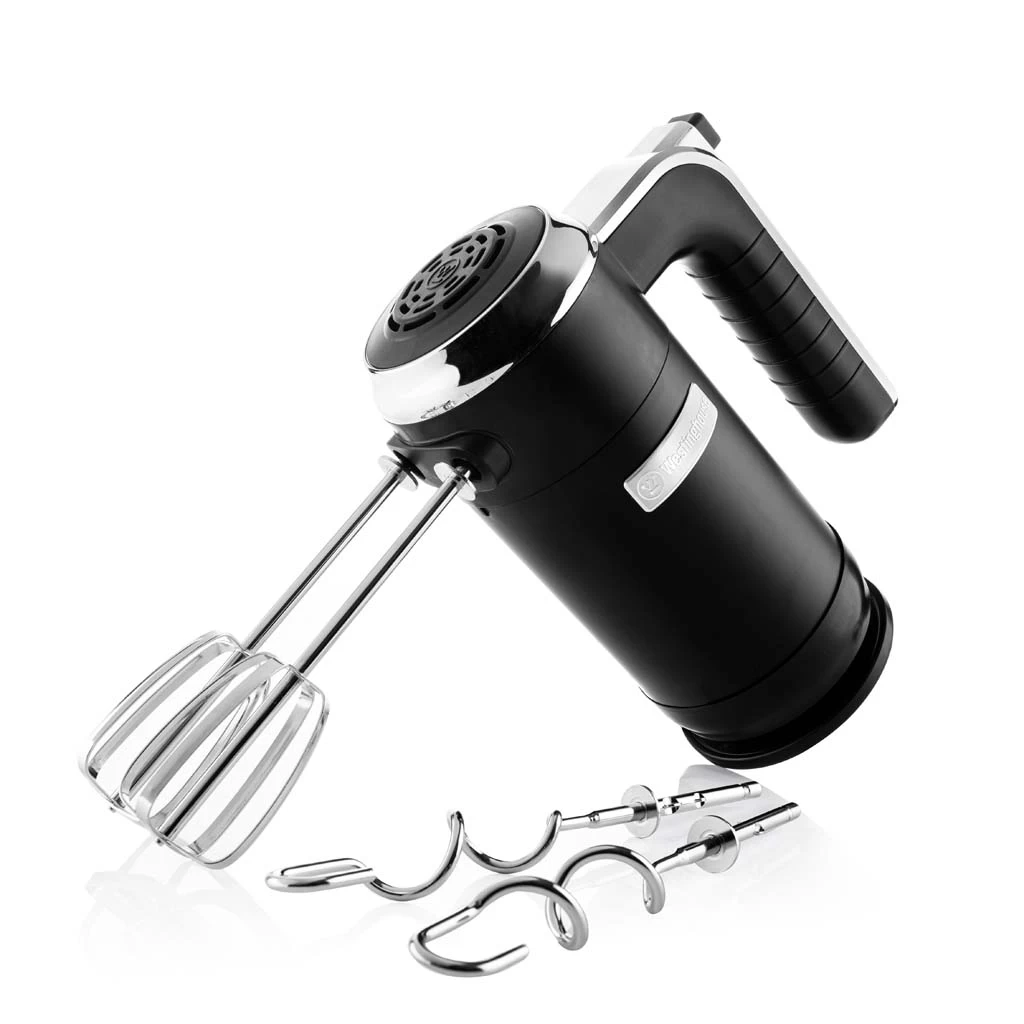 Westinghouse Handmixer Retro Collections - 6 Standen - Liquorice Black - WKHM250BK 3 Westinghouse Handmixer Retro Collections - 6 Standen - Liquorice Black - WKHM250BK
