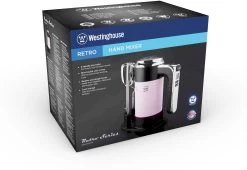 Westinghouse Handmixer Retro Collections - 6 Standen - Roze - WKHM250PK 7 Westinghouse Handmixer Retro Collections - 6 Standen - Roze - WKHM250PK -Westmark Winkel WKHM250PK