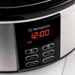 Westinghouse Slowcooker - Uitneembare Keramische Pan - RVS - 6 Liter - WKSC65 10 Westinghouse Slowcooker - Uitneembare Keramische Pan - RVS - 6 Liter - WKSC65 -Westmark Winkel WKSC65 Westinghouse Slow Cooker 2