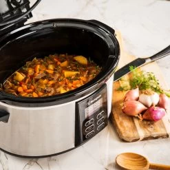 Westinghouse Slowcooker - Uitneembare Keramische Pan - RVS - 6 Liter - WKSC65 9 Westinghouse Slowcooker - Uitneembare Keramische Pan - RVS - 6 Liter - WKSC65 -Westmark Winkel WKSC65 Westinghouse Slow Cooker 6
