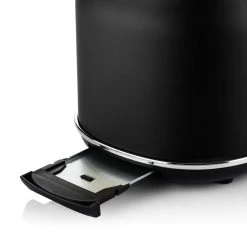 Westinghouse Broodrooster Retro Collections - 2 Sleuven - Liquorice Black - WKTTB857BK -Westmark Winkel WKTTB857BK Retro 2 Slice Toaster 4