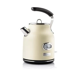 Westinghouse Waterkoker Retro Collections - 2200 W - Vanilla White - 1.7 Liter - WKWKH148WH -Westmark Winkel WKWK148WH Retro Kettle 1