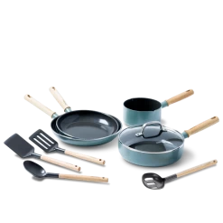 Greenpan Pannenset Met Keukenhulpjes Mayflower - 4 Delige Set