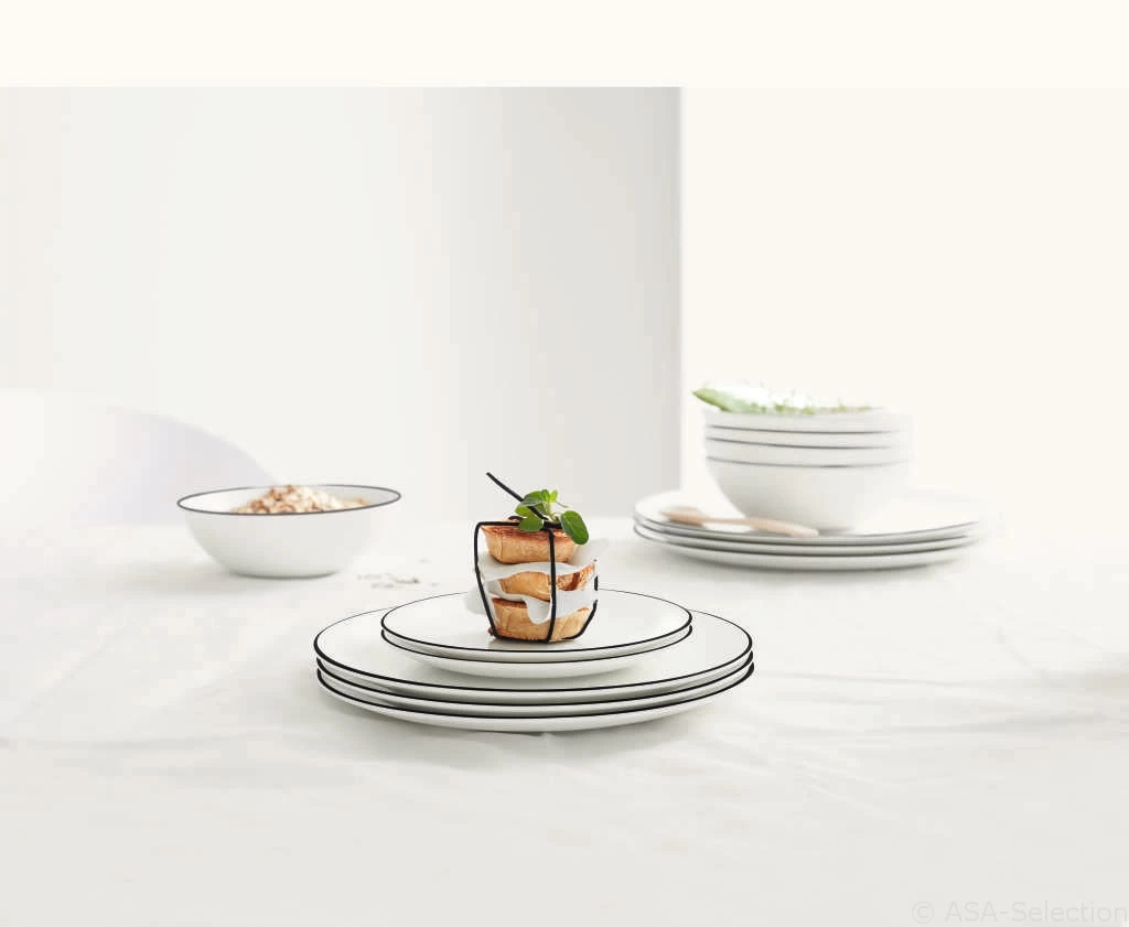 ASA Espresso Kop En Schotel A Table Ligne Noire 70 Ml 4 ASA Espresso Kop En Schotel A Table Ligne Noire 70 Ml - Afbeelding 2