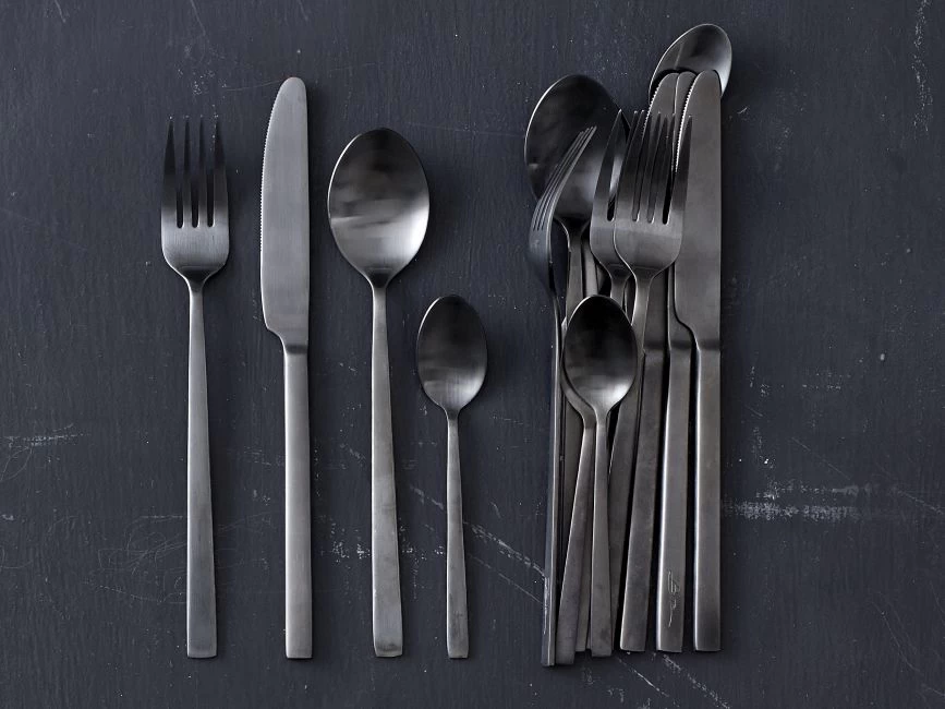 Bitz Lepel Zwart 4 Bitz Lepel Zwart - Afbeelding 2