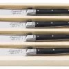 Laguiole Style De Vie Botermessen Zwart - 4 Stuks -Westmark Winkel botermesjes zwart kl 1 2