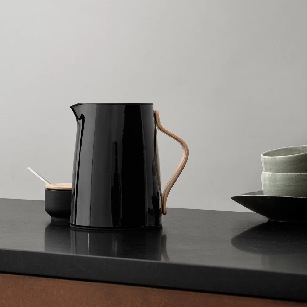 Stelton Thermoskan Emma Black 1 Liter 4 Stelton Thermoskan Emma Black 1 Liter - Afbeelding 2