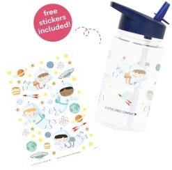 A Little Lovely Company Drinkfles / Waterfles - Astronauten -Westmark Winkel dbasbu36 lr 3 drink bottle astronauts
