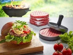 Gefu Hamburgerpers - Aluminium - ø 11.8 Cm -Westmark Winkel gefu hamburgerpers sfeer