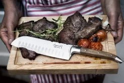 Laguiole Style De Vie Santokumes Olijfhout Met Snijplank -Westmark Winkel gr20sf20Laguiole20santuko20olijf204