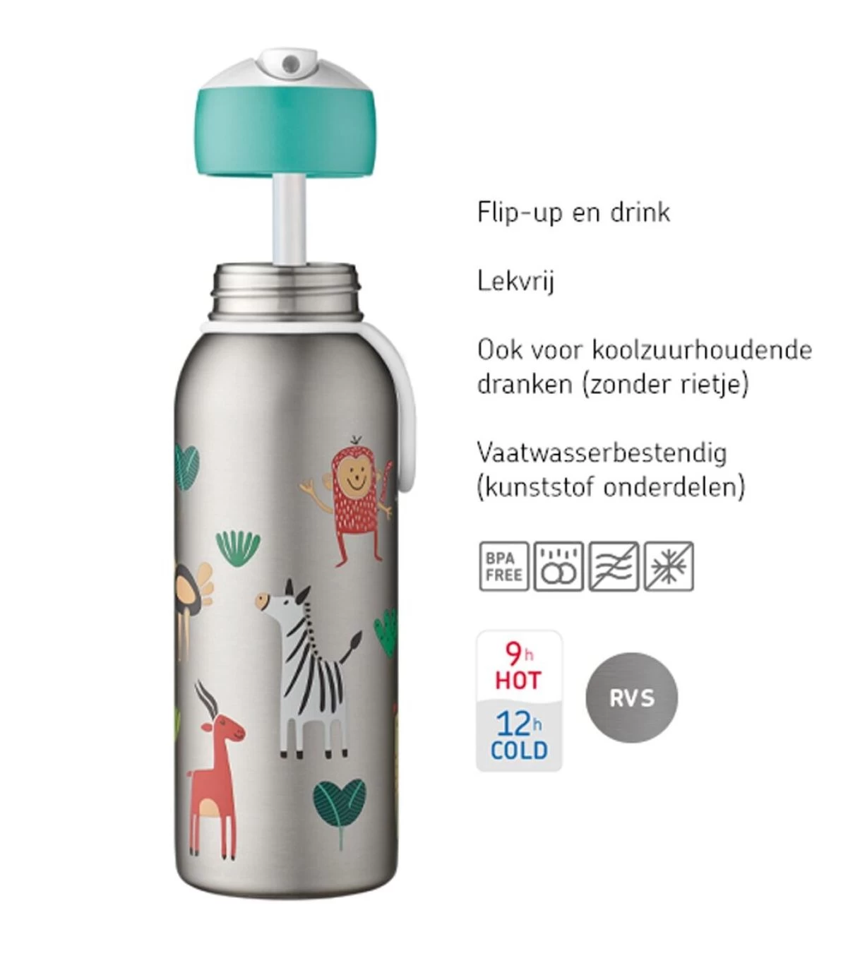 Mepal Schoolbeker Flip-up Campus Unicorn 350 Ml 5 Mepal Schoolbeker Flip-up Campus Unicorn 350 Ml - Afbeelding 3