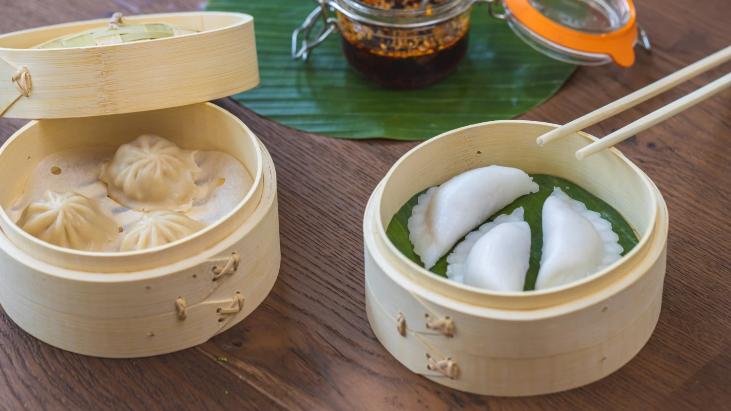 Sareva Stoommandje - Bamboe - 2-laags - ø 15 Cm 5 Sareva Stoommandje - Bamboe - 2-laags - ø 15 Cm - Afbeelding 3