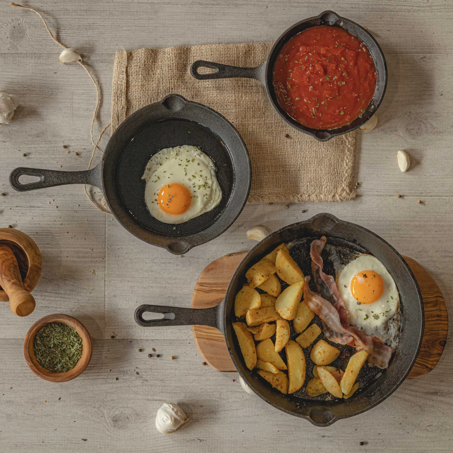 Blackwell Koekenpan - Gietijzer - ø 20 Cm - Zonder Anti-aanbaklaag 7 Blackwell Koekenpan - Gietijzer - ø 20 Cm - Zonder Anti-aanbaklaag - Afbeelding 5