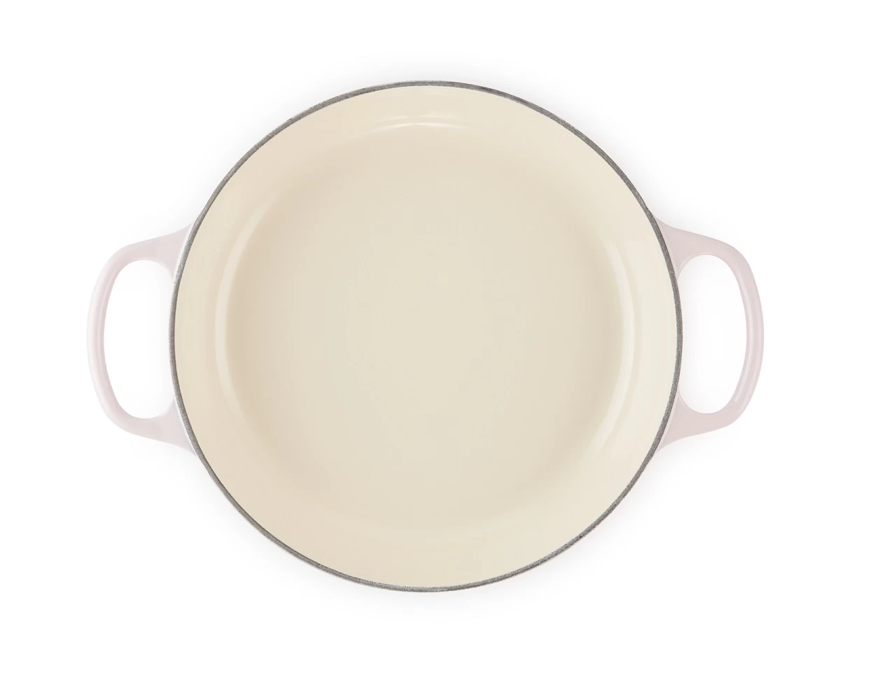 Le Creuset Braadpan Signature - Campagnard - Shell Pink - ø 26 Cm / 2.2 Liter 7 Le Creuset Braadpan Signature - Campagnard - Shell Pink - ø 26 Cm / 2.2 Liter - Afbeelding 5