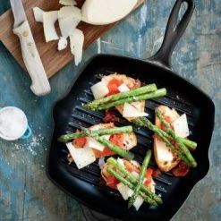 Le Creuset Grillpan Signature - Mat Zwart -26 X 26 Cm - Geëmailleerde Anti-aanbaklaag -Westmark Winkel le creuset paistinpannu 1