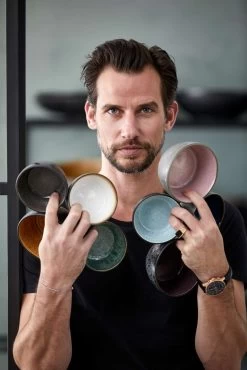 Bitz Dipschaaltje Gastro Grijs/lichtroze - ø 10 Cm / 200 Ml -Westmark Winkel media 34