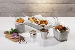 Hendi Frietmandje RVS ø 9 Cm 8 Hendi Frietmandje RVS ø 9 Cm -Westmark Winkel mini frituurmand rvs snack holder o8 3