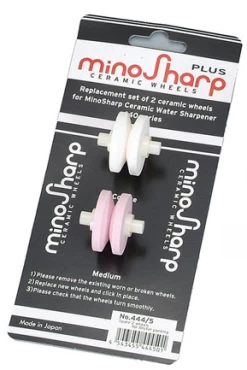 Minosharp Reserve Wieltjes Voor Minosharp Waterslijper 0440 - 2 Stuks 9 Minosharp Reserve Wieltjes Voor Minosharp Waterslijper 0440 - 2 Stuks -Westmark Winkel minosharp slijpset verpakking 440