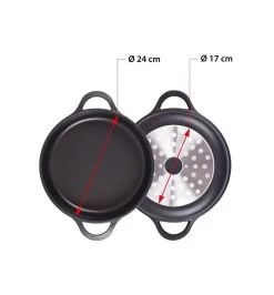 Valira Braadpan Met Deksel Aire - ø 24 Cm / 2.5 Liter 9 Valira Braadpan Met Deksel Aire - ø 24 Cm / 2.5 Liter -Westmark Winkel non stick short casserole induction 14