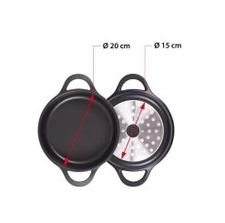 Valira Braadpan Met Deksel Aire - ø 20 Cm / 1.5 Liter 12 Valira Braadpan Met Deksel Aire - ø 20 Cm / 1.5 Liter -Westmark Winkel non stick short casserole induction 19