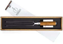 Forged Trancheervork / Vleesvork Olive -Westmark Winkel olivetranchvork