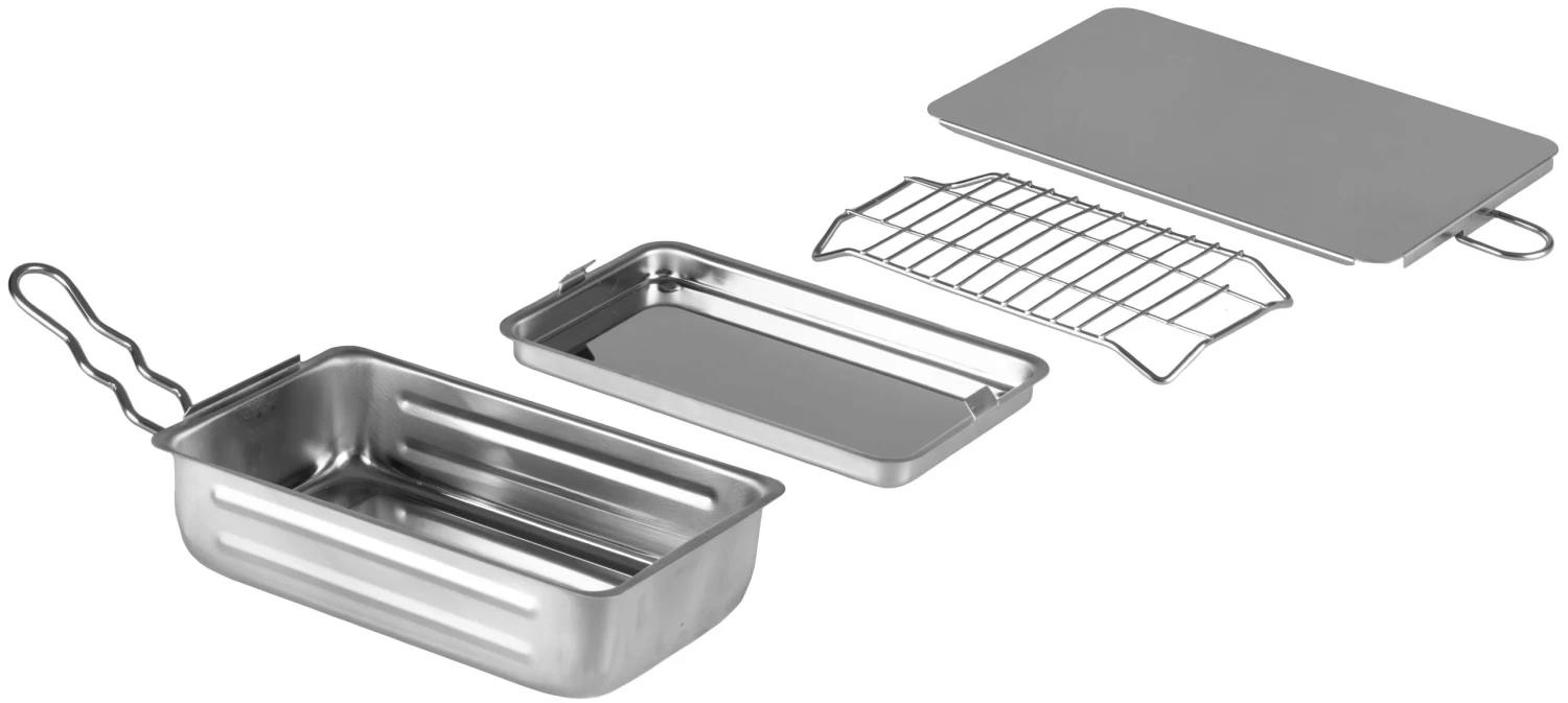 Jay Hill Rookoven - RVS - 28 X 17 X 7 Cm 6 Jay Hill Rookoven - RVS - 28 X 17 X 7 Cm - Afbeelding 4