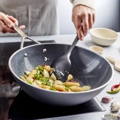 Demeyere Wokpan Alu Pro 5 - Ceraforce - ø 30 Cm - Keramische Anti-aanbaklaag -Westmark Winkel pdp masonry content demeyere alu pro 5 wok soft utensils