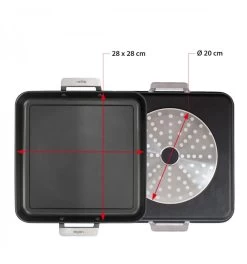 Valira Bakplaat Aire - 28 X 28 Cm - Standaard Anti-aanbaklaag 11 Valira Bakplaat Aire - 28 X 28 Cm - Standaard Anti-aanbaklaag -Westmark Winkel plancha28x28cm2