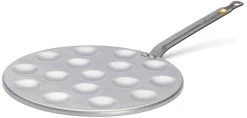 De Buyer Poffertjespan Mineral B - ø 27 Cm - 15 Poffertjes - Zonder Antiaanbaklaag