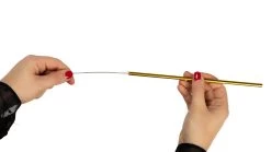 Sareva Herbruikbare Rietjes - Met Borstel - Goud - 4 Stuks -Westmark Winkel product hand 3