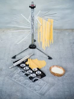 Marcato Pasta Droogrek Kunststof Transparant -Westmark Winkel ravioli pastadroger olijf kommetje