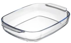 Sareva Ovenschalen - Hittebestendig Glas - 2 / 2.7 / 3.8 Liter - 3 Delige Set -Westmark Winkel sareva ovenschaal 1