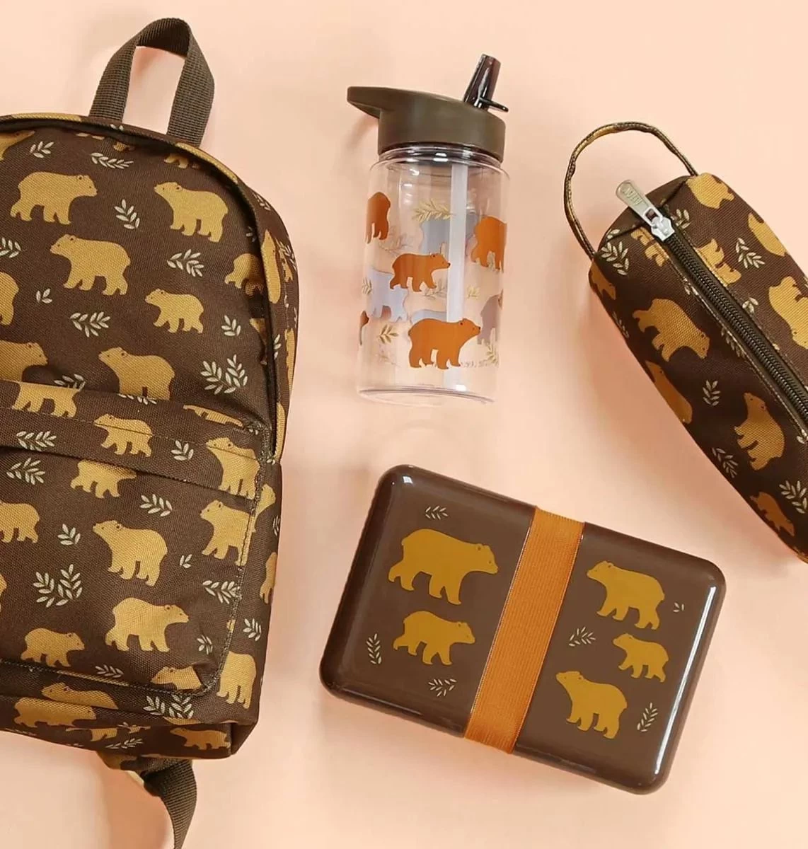 A Little Lovely Company Lunchbox - Beren 6 A Little Lovely Company Lunchbox - Beren - Afbeelding 4