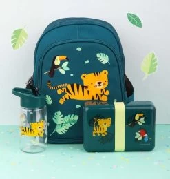 A Little Lovely Company Drinkfles / Waterfles - Jungle Tijger -Westmark Winkel sbjtgr14 lr 2 lunch box jungle tiger 1