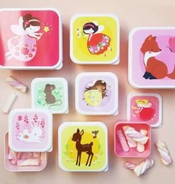 A Little Lovely Company Lunchset - Fee -Westmark Winkel sbsefa28 lr 6 lunch and snack box set fairies