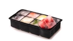 Sareva IJsblokjesvorm - 8 Grote Ijsblokjes - Siliconen - Easy Release - Herbruikbaar -Westmark Winkel sereva ijs gevuld 8 3