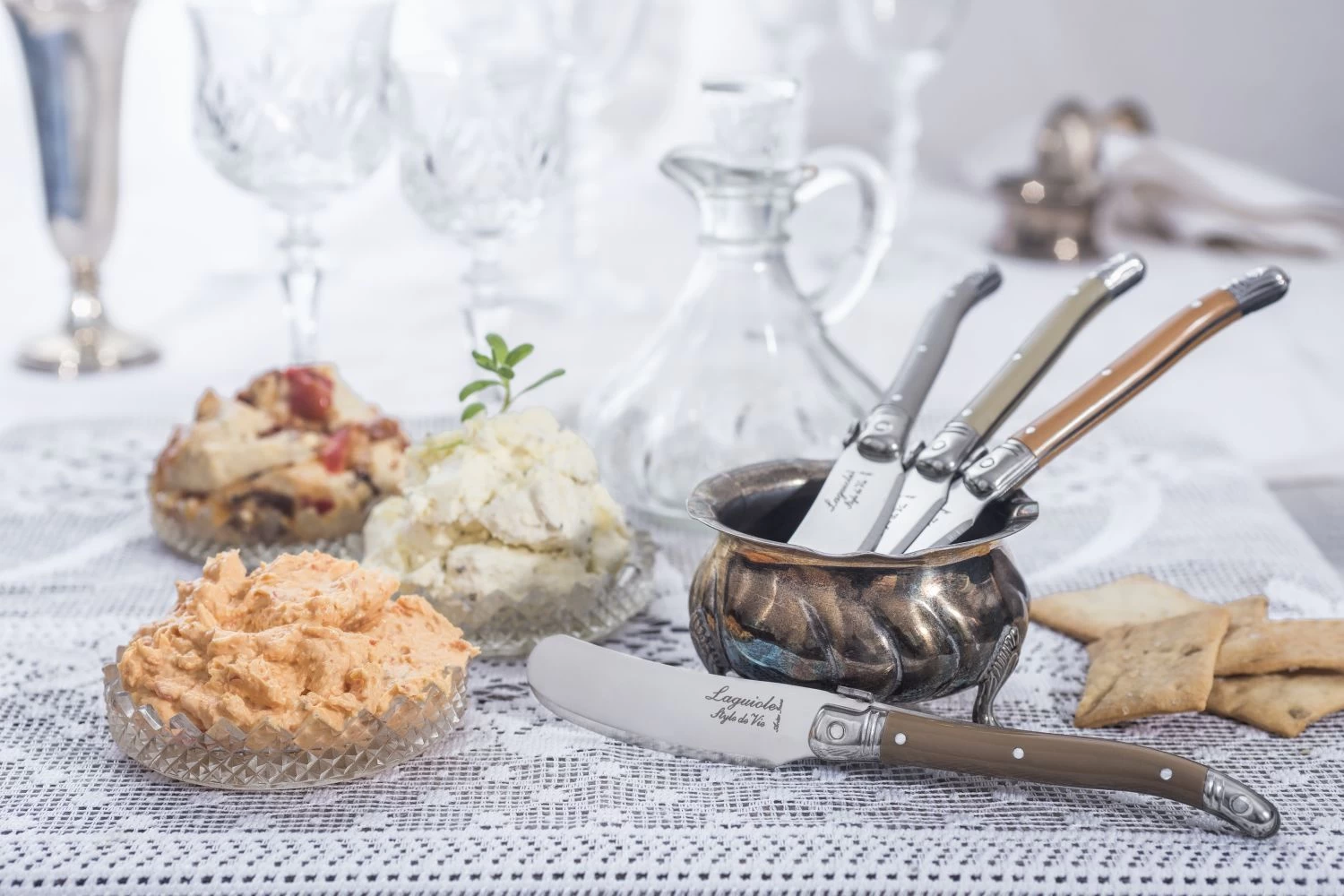 Laguiole Style De Vie Botermessen Treasure 4 Stuks 6 Laguiole Style De Vie Botermessen Treasure 4 Stuks - Afbeelding 4