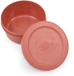 ZiiPa Pizzadeeg Doos - ø 16 Cm / 250 Gram - Terracotta - 6 Stuks -Westmark Winkel spetina 6 pizza dough boxes terracotta 2