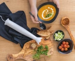 Alessi Staafmixer Plissé - 2 Standen - Wit - Michele De Lucchi - MDL10 W -Westmark Winkel staafmixer 1 1