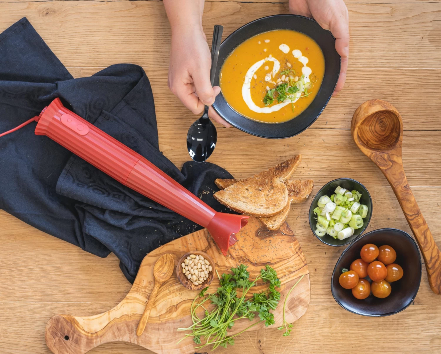 Alessi Staafmixer Plissé - 2 Standen - Rood - Michele De Lucchi - MDL10 R 4 Alessi Staafmixer Plissé - 2 Standen - Rood - Michele De Lucchi - MDL10 R - Afbeelding 2