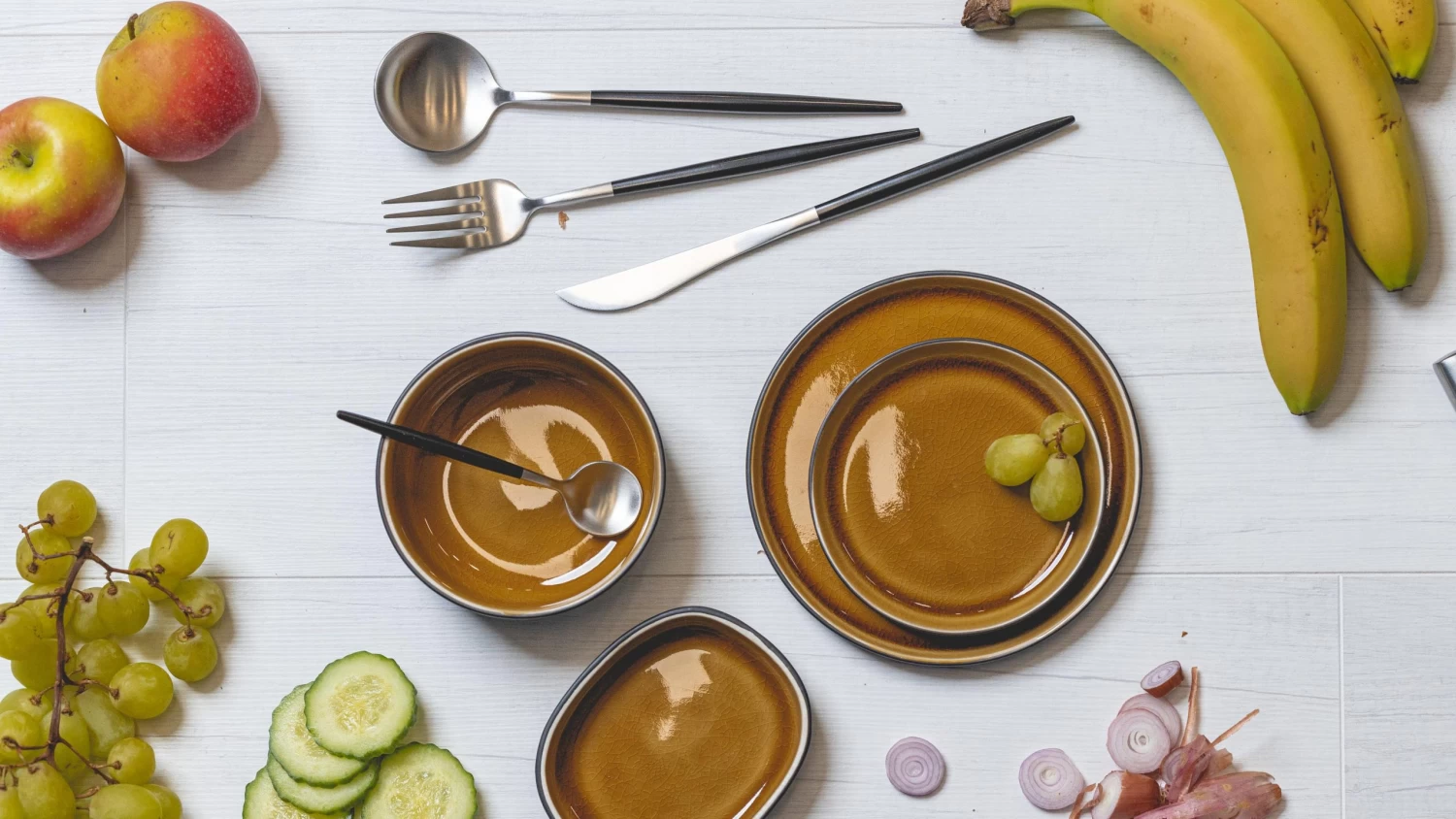 Jay Hill Bestekset - RVS / Zwart - 4-delig 7 Jay Hill Bestekset - RVS / Zwart - 4-delig - Afbeelding 5