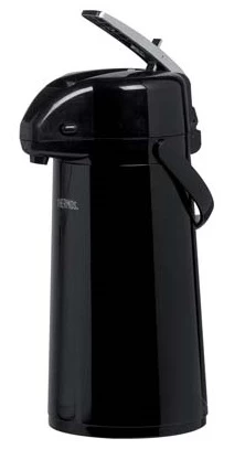 Thermos Thermoskan Met Pomp Zwart 1.9 Liter